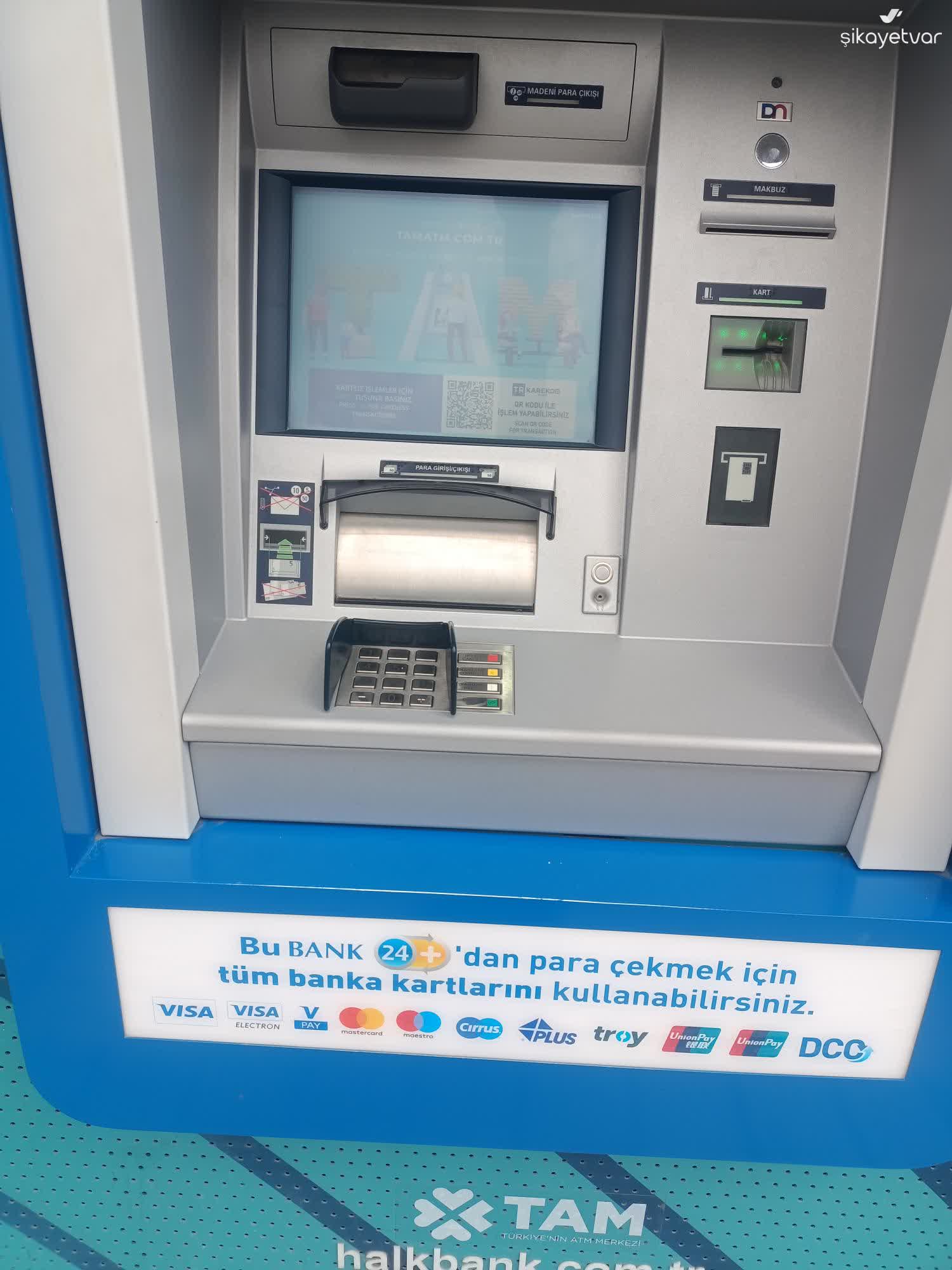 Halkbank ATM Para Vermedi, Personel Saygısız Ve İlgisiz Davrandı