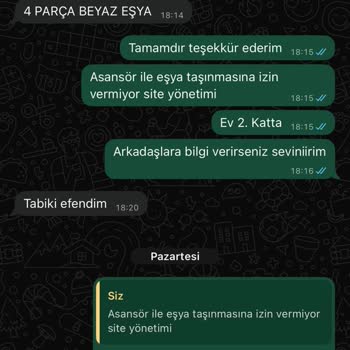 Arçelik Bayisinin Asansör Yasaklarını İhlal Etmesi Ve 4000 TL Ücret Yansıtması