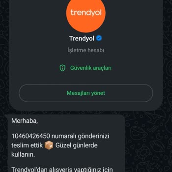 Trendyol’dan Sahte Teslimat Bildirimi Ve WhatsApp Oltalama Şüphesi