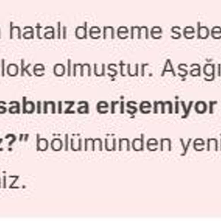 Online İşlem Hesabım Bloke, Şifre Sıfırlama Çalışmıyor Ve Müşteri Hizmetinden Çözüm Alınamıyor