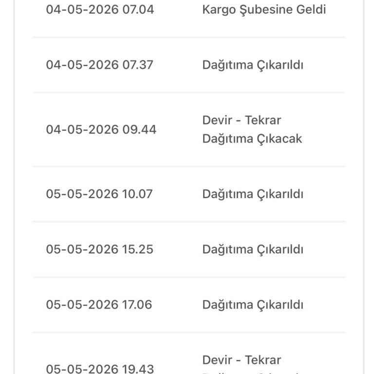 Bir Günde Kargo Teslim Edilmedi Ve Durum Güncellemeleri Yanıltıcı
