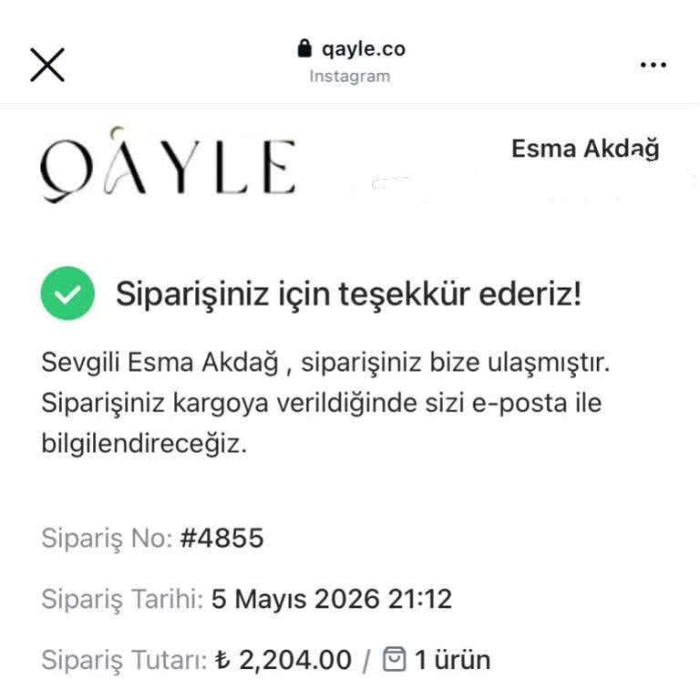 Kargo Takip Numarası Gelmeyen Sipariş İçin Acil Bilgi Talebi