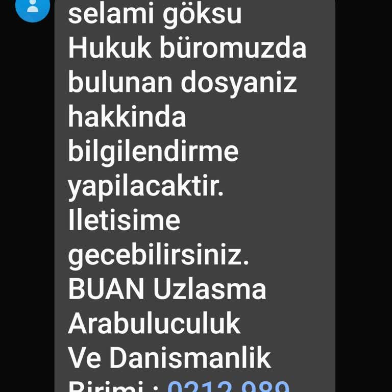 Belirsiz Hukuk SMS’i Hakkında Şikayet
