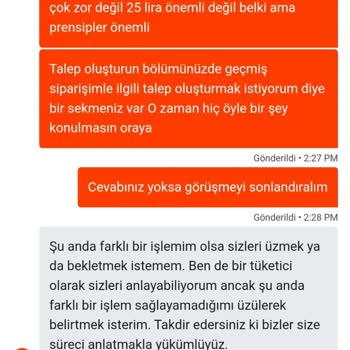 Kampanya Koşuluna Rağmen Alınan Teslimat Ücreti İadesi Talep Ediyorum