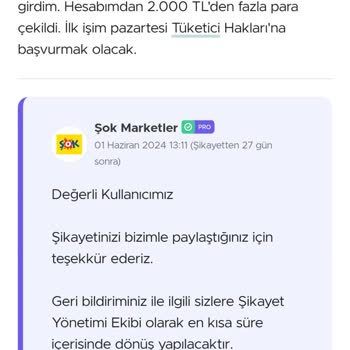 Şok Yağ Siparişi Teslim Edilmedi, 2000 TL İadesi Bekleniyor