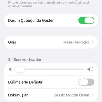 İPhone  Telefonunda Ses Seviyesi Kendiliğinden Düşüyor Ve Alarm Sesi Duyulmuyor