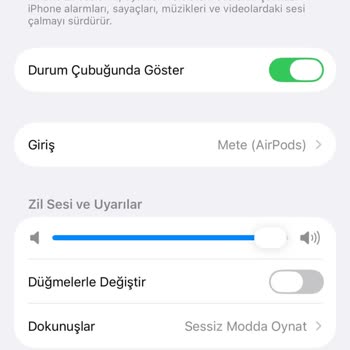 İPhone  Telefonunda Ses Seviyesi Kendiliğinden Düşüyor Ve Alarm Sesi Duyulmuyor