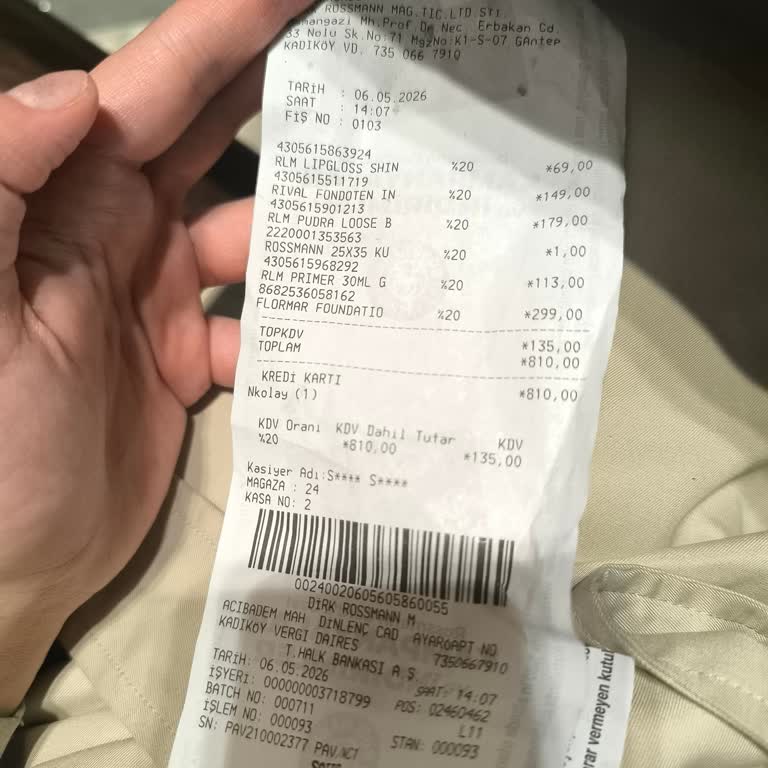 Rossmann Çalışanının Hakaretli Tutumu Ve Açık Ambalajlı Ürün İadesi Reddi