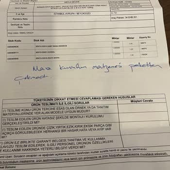 Beykent Kelebek Mobilya’da Geciken Teslimat Ve Kurulum Eksikliği