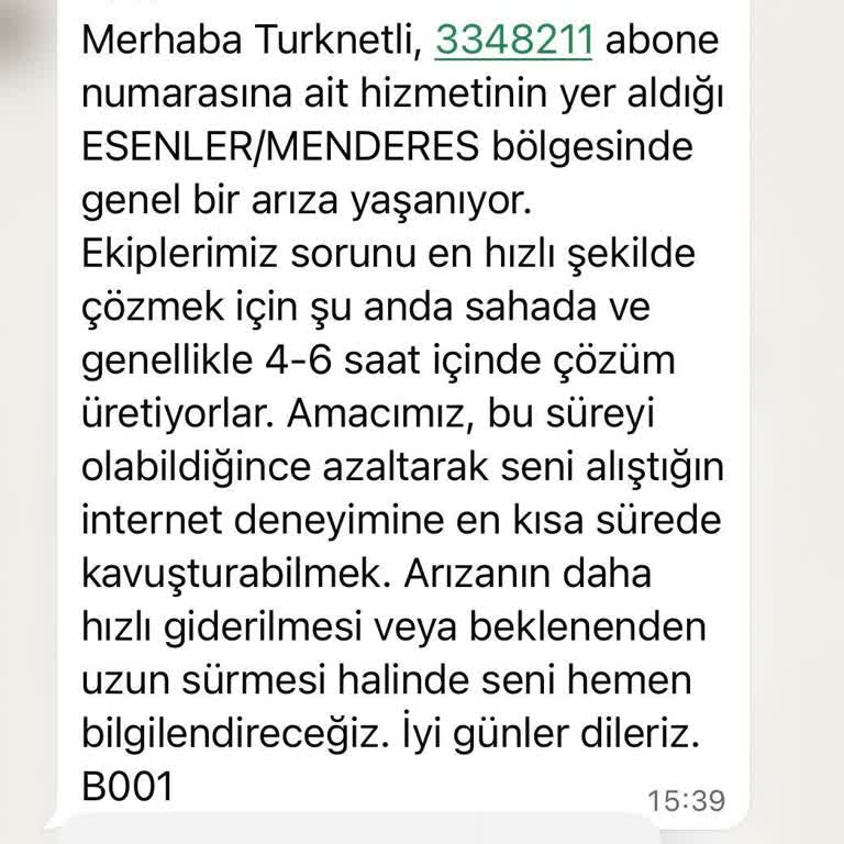 TurkNet Tam İnternet Kesintisi Ve Cevapsız Müşteri Hizmetleri