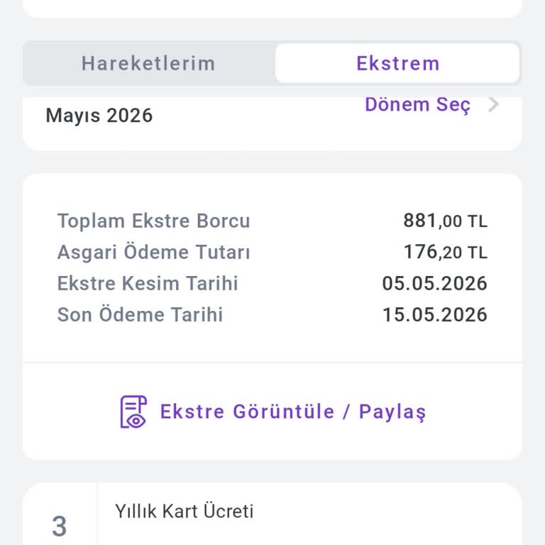 Ücretsiz Kartta Yıllık Aidat Kesildiği İçin Şikayet