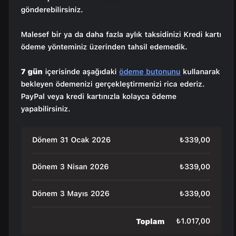 Bilgim Dışında Başlatılan Üyelik Ve Ödeme Talebine İtiraz