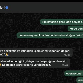 Gerçek Dışı Alıcı Ürünü Reddetti Kaydı Ve Fiyattaki Ani Zam