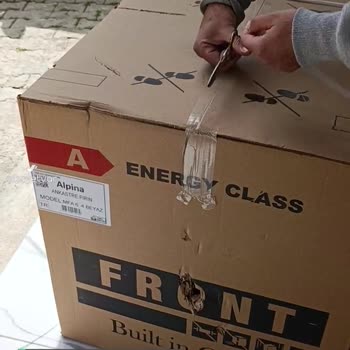 Cepte Şok Alpina Marka Ankastre Hasarlı Geldi