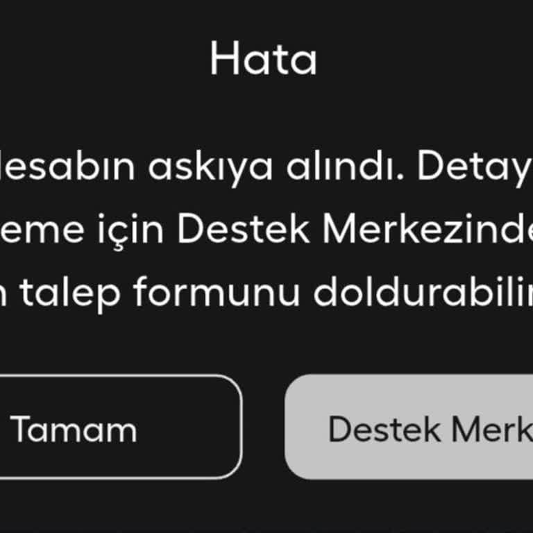 Haksız Askıya Alınan Martı Tag Hesabım Açılmadı Ve Destek Yanıt Vermiyor