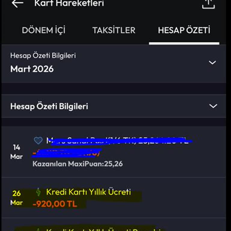 Kredi Kartı Aidat Ücreti Haksız Kesildi, İade Ve Çözüm Talebi
