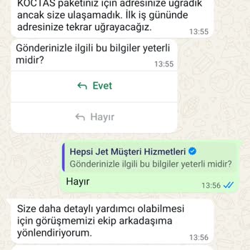 Hepsijet Kargo Dağıtıma Çıktı Görünümüne Rağmen Teslim Edilmemesi