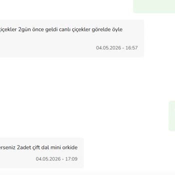 Görseldeki Orkideyle Uyuşmayan Ürün, İade Talebi Reddedildi