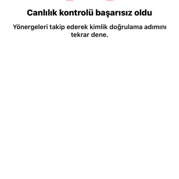 Vodafone Pay'de Canlılık Kontrolü Hatası Nedeniyle Giriş Yapamıyor