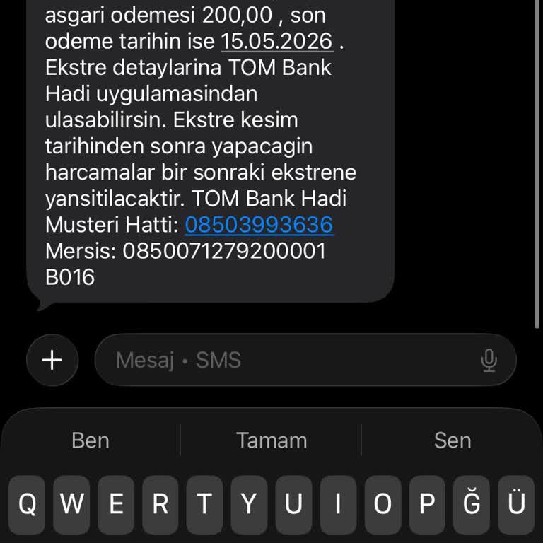 Banka Kartı Olduğu Söylenen Karttan Kredi Kartı Borcu Çıkarılması