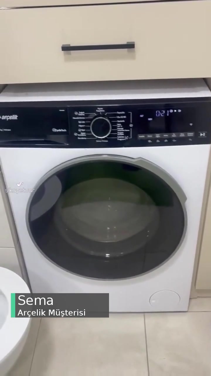 Arçelik 12140 Mx 12kg Gürültülü Çamaşır Makinesi! videonun kapak resmi