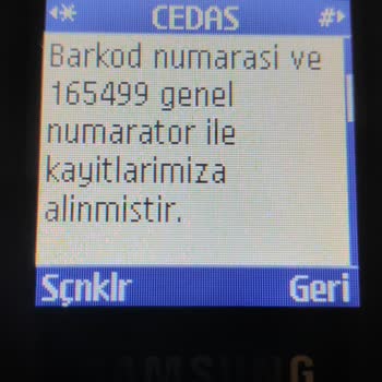 Çedaş’tan Gelen Sahte Başvuru SMS’i Ve Açıklama İsteği