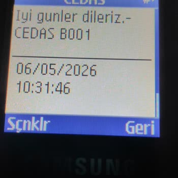 Çedaş’tan Gelen Sahte Başvuru SMS’i Ve Açıklama İsteği