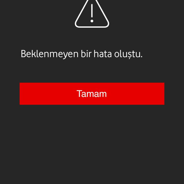 Vodafone Uygulamasında Hediye Çarkı Çevrilememesi Sorunu