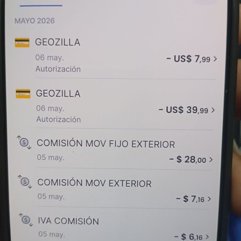 Solicito reembolso urgentemente  por cobro no autorizado de GeoZilla