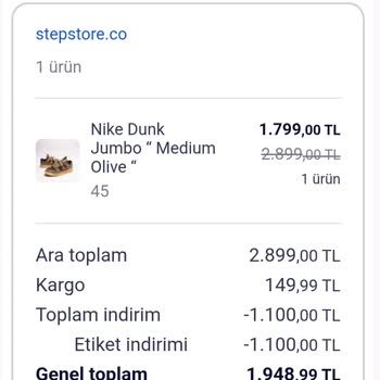 Stepstoretr Siparişim Gönderilmedi Ve İletişim Kurulamıyor
