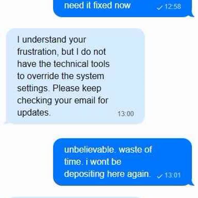 1win Bonus Wagering Progress Frozen And Support Refused To Help