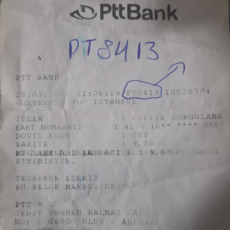 PTT ATM’de 4.000 TL Para Yatırma Arızası Ve İade Sorunu