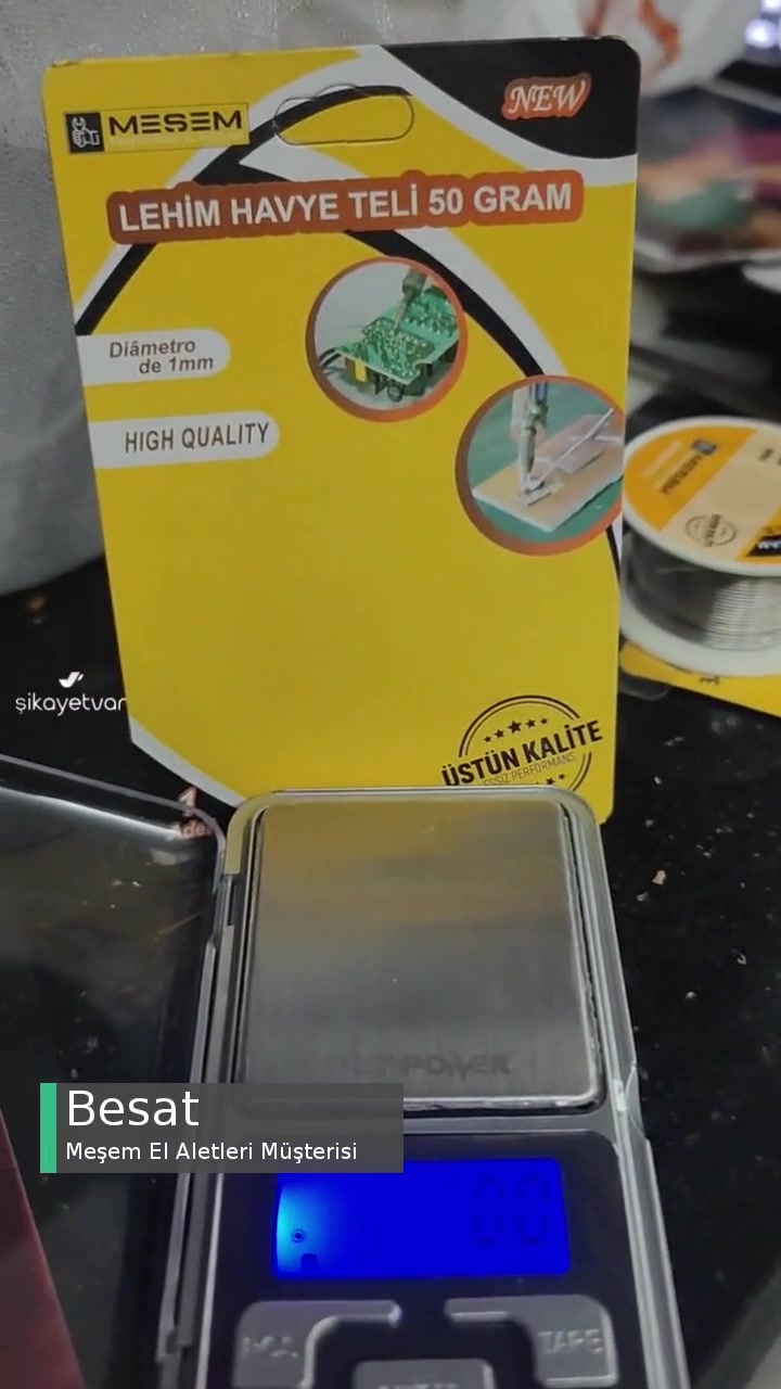 Mesem Lehim Teli Gramajında Eksik Var, 5 Gr Diye Satılan 21 Gr Çıktı! videonun kapak resmi
