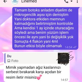 Linemed Aesthetic Hatalı Çene Dolgusu Sonrası Kalıcı Herpes ve Botoks/Dolgu Sorunları