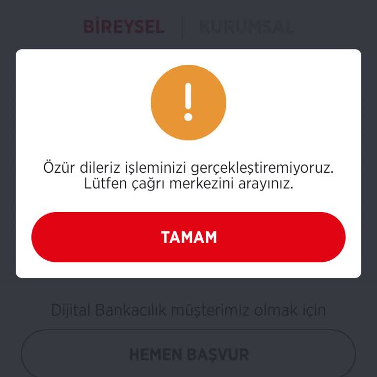 Acil Giriş Engeli: Mobil Ve İnternet Bankacılığına Erişemiyorum