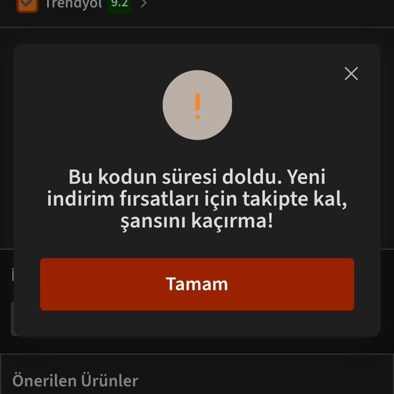 Trendyol’da Öğrenci İndirimi Kodunun Süresi Dolmuş Hatası Çözüm Bekliyor