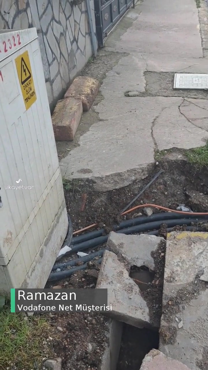 Vodafone Net Fiber Kablosu Koptu, İlgilenen Yok videonun kapak resmi
