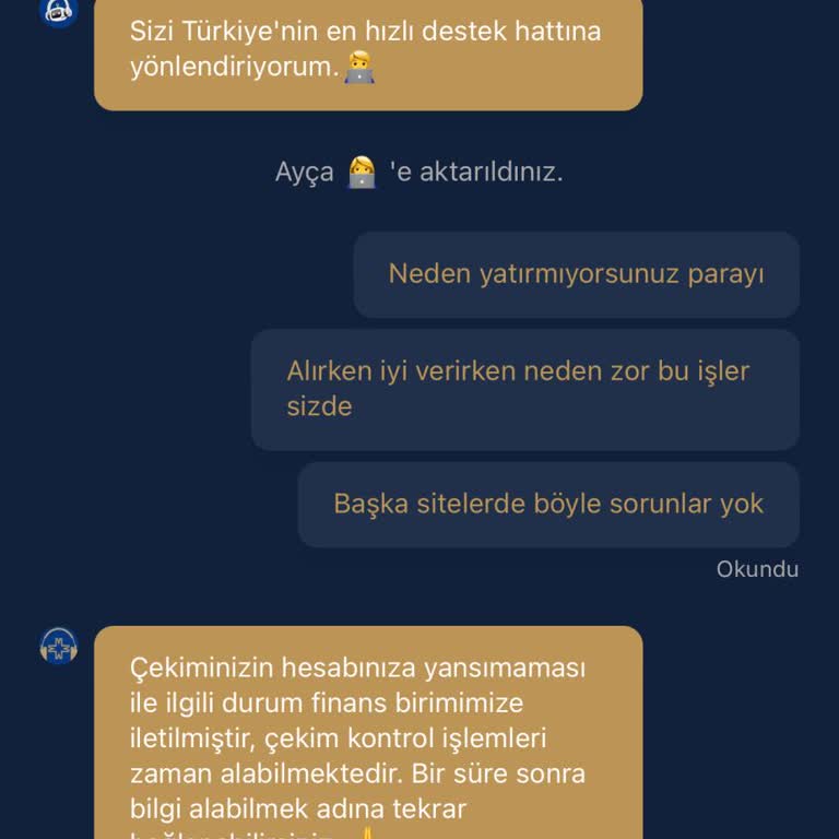 Kalan 100 Bin TL Çekimim Hâlâ Ödenmedi, Açık Açıklama Talep Ediyorum