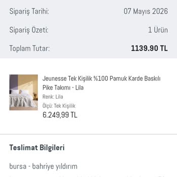 Sipariş Oluştururken Not Alanının Olmaması Müşteriyi Hayal Kırıklığına Uğrattı