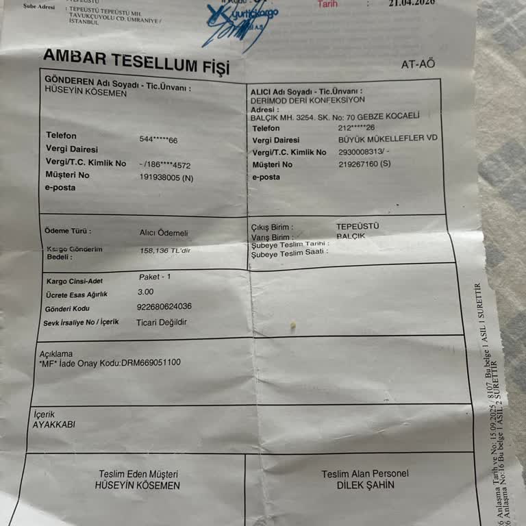 Derimod’da Uzayan İade Süreci Ve Geri Ödeme Eksikliği