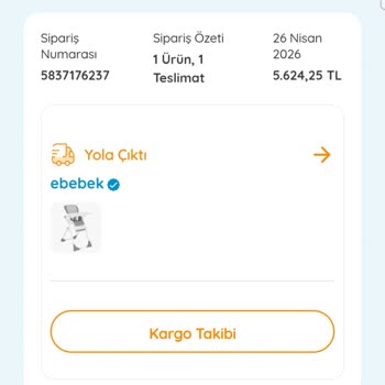 Kargo İade Etti, Ebebek Teslimat Sürecinde Güven Kırdı
