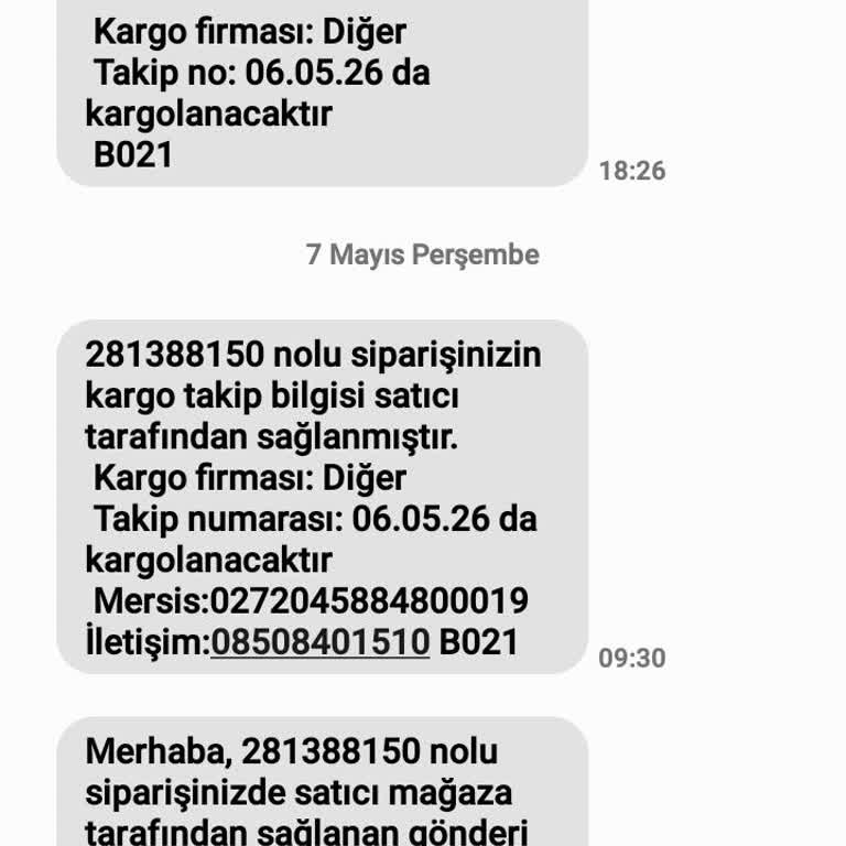 Kargo Takip Bilgisi Ve İletişim Yok, Ücretin Derhal İadesi Talep Ediliyor