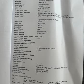 Ayakkabıda Üretim Hatası Ve Garanti Reddi