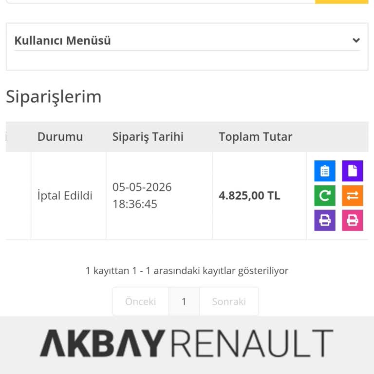Stok Olmadığı İken Sipariş Verildi, İade Bekliyor