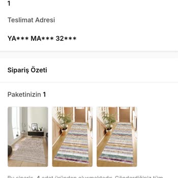 Halı Kargo Gecikmesi Ve Acil İade Talebi