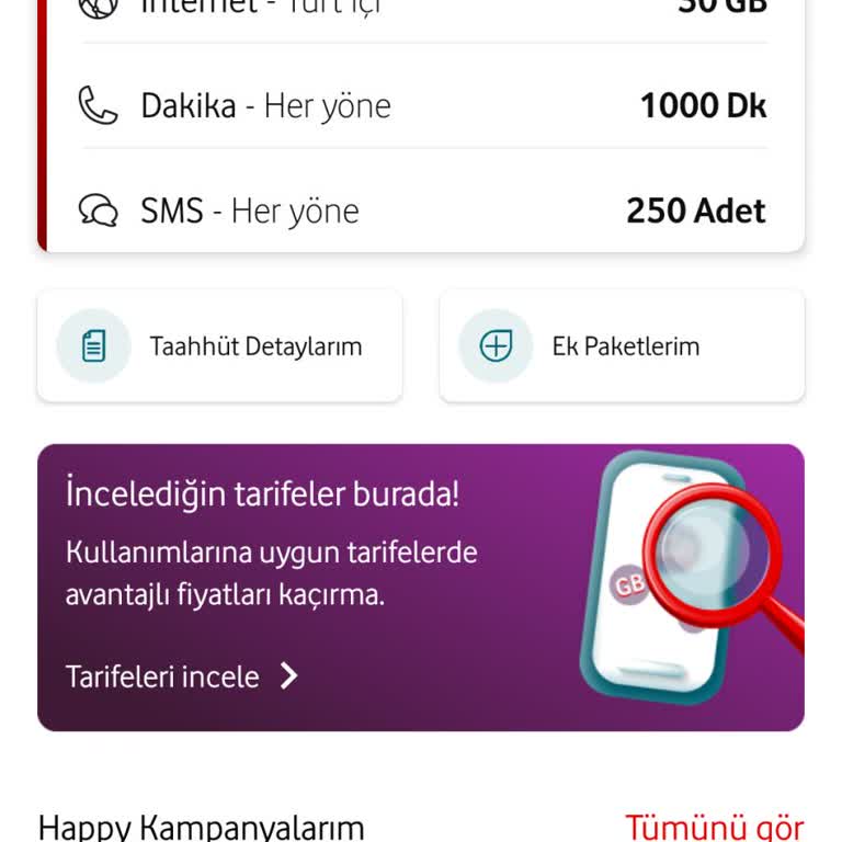 Taahhütlü Tarifemde İzin Olmadan Fiyat Yükseltmesi