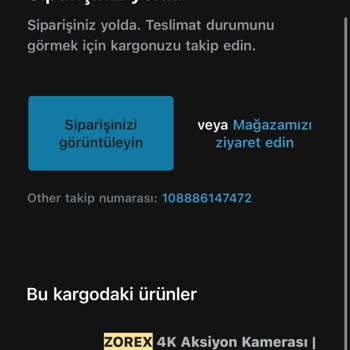 Zorex 4K Kameranın Reklam Performansı Karşılamaması Ve İade Talebine Cevap Alınamaması