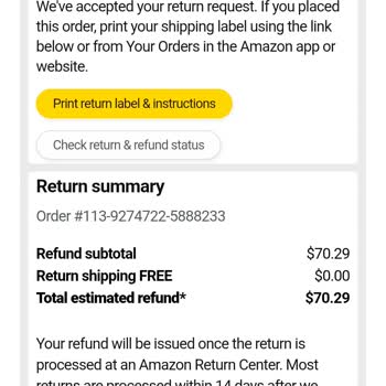 Amazon Approved Refund Still Missing For Damaged Wetviro Boots