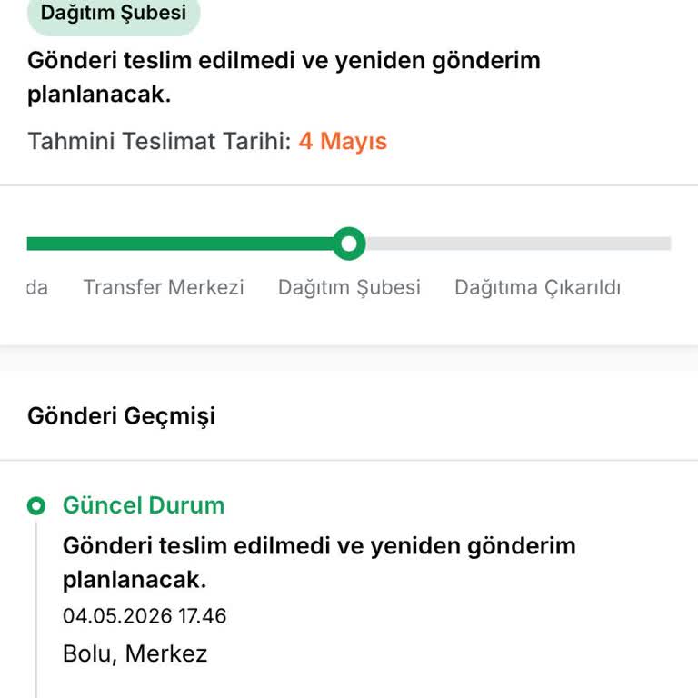 Sürat Kargo Yanıltıcı Teslim Durumu Ve Hasta Müşteriye Zorunlu Şube Teslimatı