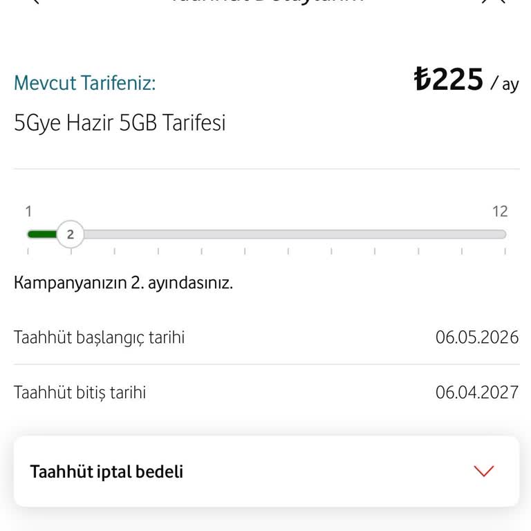 Vodafone Mobil Hatım Yanlış Kullanım Gösteriyor Ve Taahhüt Sürem Hatalı
